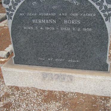 BROWN Hermann Boris 1909-1958