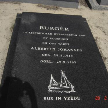 BURGER Albertus Johannes 1919-1995