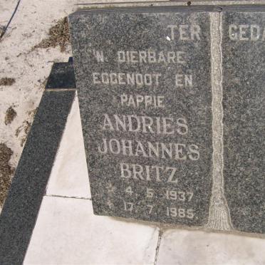 BRITZ Andries Johannes 1937-1985
