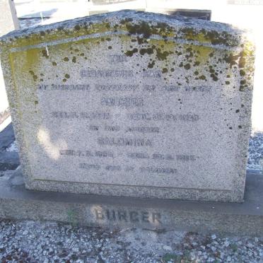 BURGER Andries 1887-1963 &amp; Salomina 1894-1965