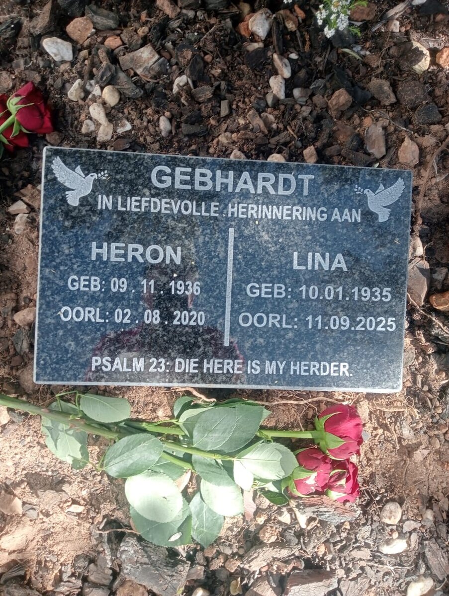 GEBHARDT Heron 1936-2020 & Lina 1935-2025