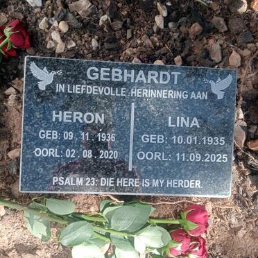 GEBHARDT Heron 1936-2020 & Lina 1935-2025