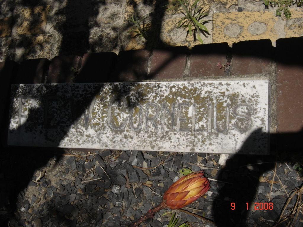 CORNELIUS F.E.W.