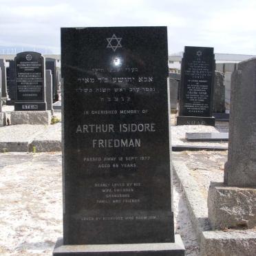 FRIEDMAN Arthur Isidore -1977