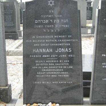 JONAS Hannah -1983