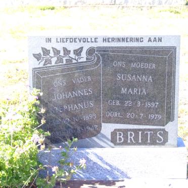 BRITS Johannes Stephanus 1893-1942 &amp; Susanna Maria 1897-1979