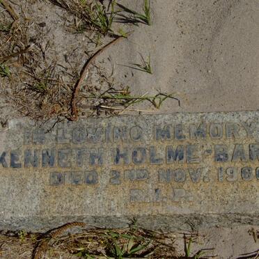 BARNETT Kenneth, HOLME -1960