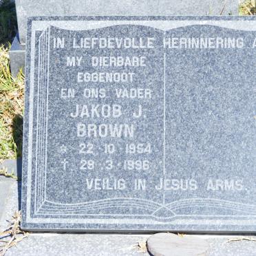 BROWN Jakob J. 1954-1996