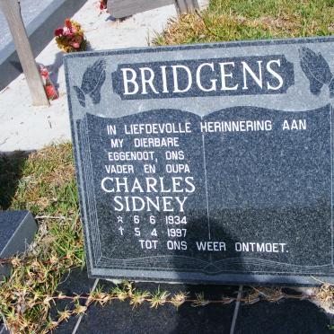 BRIDGENS Charles Sidney 1934-1997