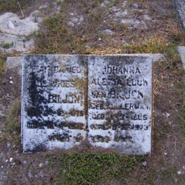 BILJON Izak Daniel de Vries van 1879-1972 &amp; Johanna Aletta Louw KELLERMAN 1885-1973