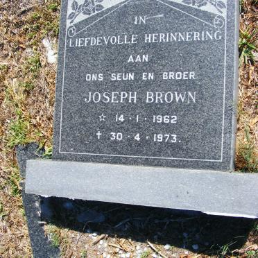 BROWN Joseph 1962-1973