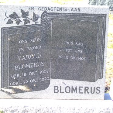 BLOMERUS Harold 1951-1970