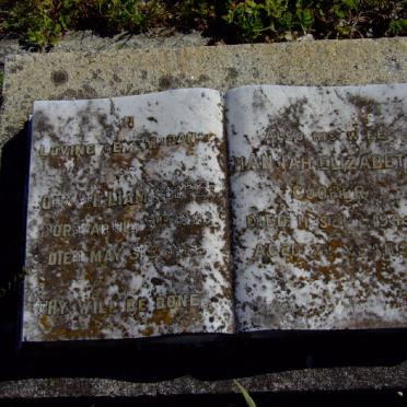 COOPER John William 18?3-1919 &amp; Hannah Elizabeth -1944