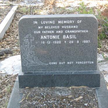 COOPER Antonie Basil 1920-1987 