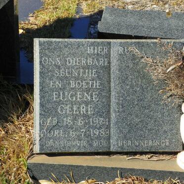 GEERE Eugene 1974-1983