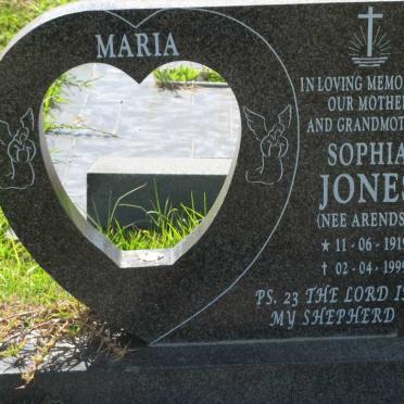 JONES Sophia nee ARENDSE 1919-1999