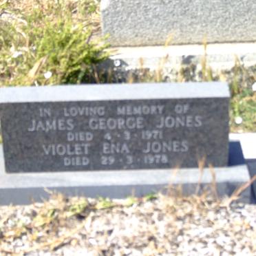 JONES James George -1971 &amp; Violet Ena -1978