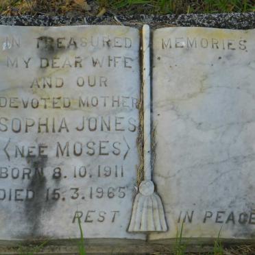 JONES Sophia nee MOSES 1911-1965