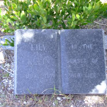 KLEIN Lily 1893-1971