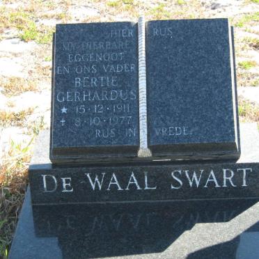 SWART Bertie Gerhardus, DE WAAL 1911-1977