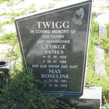 TWIGG George James 1936-1996 :: TWIGG May Roseline 1961-1978
