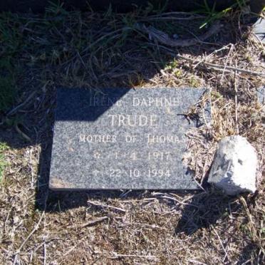 TRUDE Irene Daphne 1917-1994