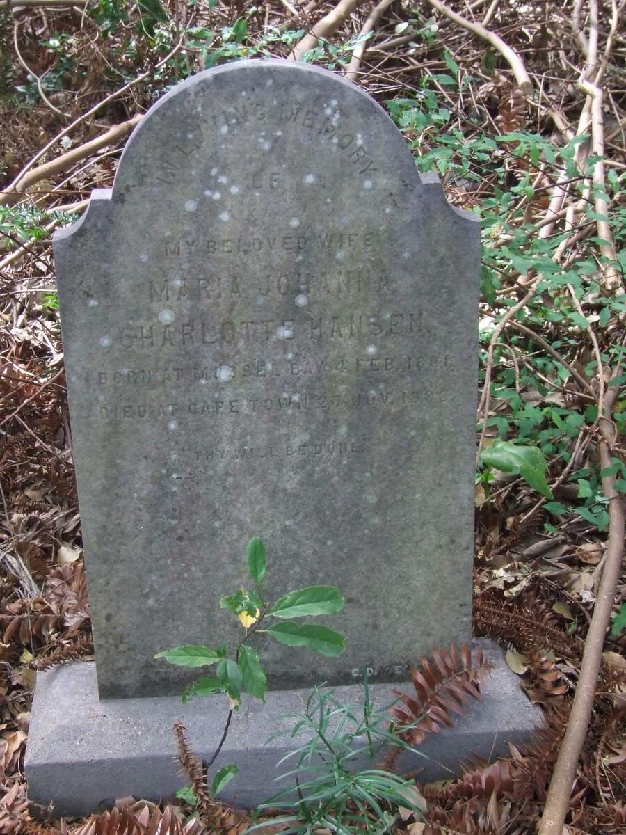 HANSEN Maria Johanna Charlotte 18?1-18?3