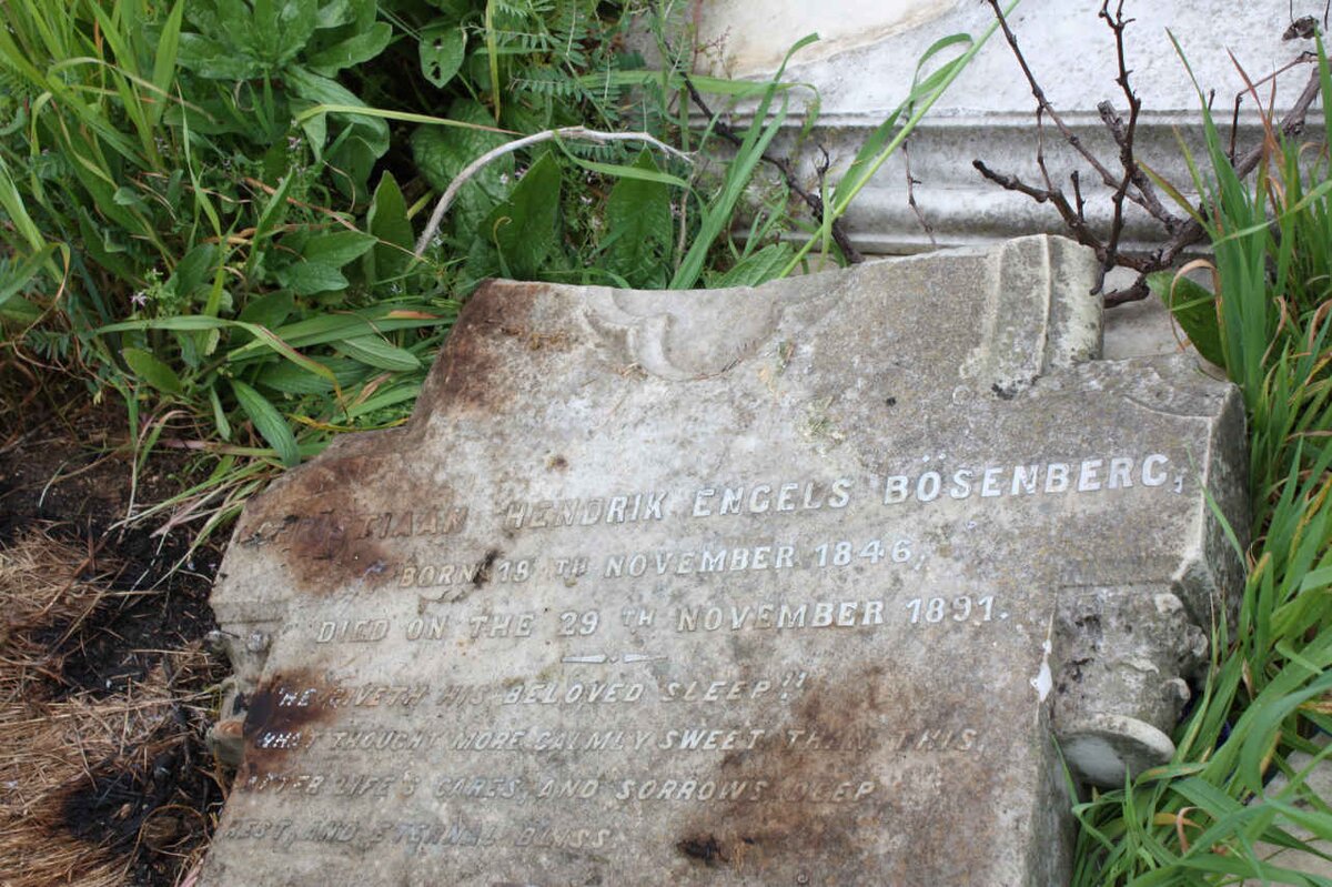BOSENBERG Christiaan Hendrik Engels 1846-1891