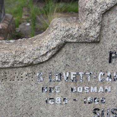 CAMERON ?,  Lovett nee BOSMAN 1885-1965