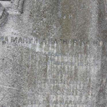 HOFMEYR Anna Martina Catharina -18?? :: HOFMEYR J.H.  1824-1900