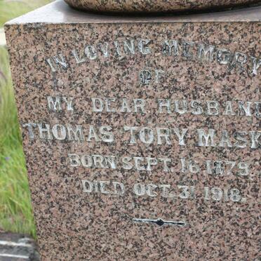 MASKEW Thomas Tory 1879-1918