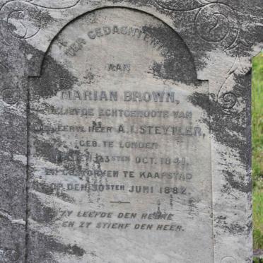 STEYTLER Marian Brown 1841-1882