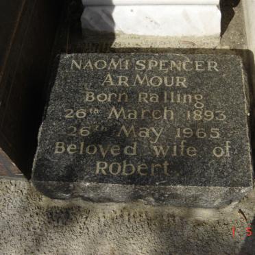 ARMOUR Naomi Spencer nee RALLING 1893-1965