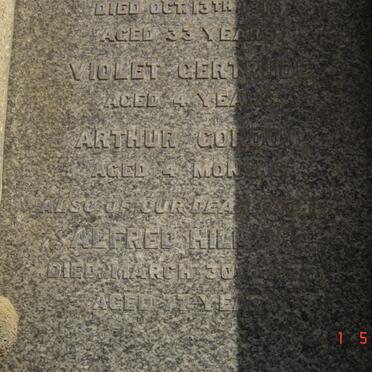 HILLIARD Violet :: HILLIARD Arthur Gordon :: HILLIARD Alfred -??