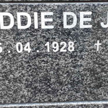 JAGER Eddie, de 1928-2014