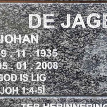 JAGER Johan, de 1935-2008