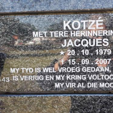 KOTZÉ Jacques 1979-2007