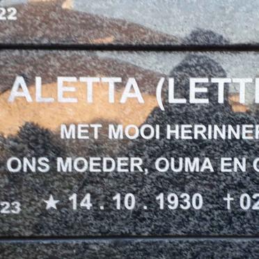 KRIEL Aletta 1930-2004