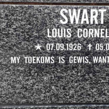 SWART Louis Cornelis 1926-2001