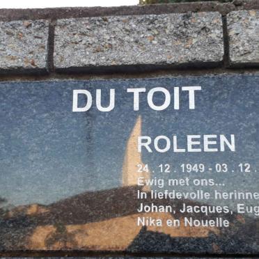 TOIT Roleen, du 1949-2014