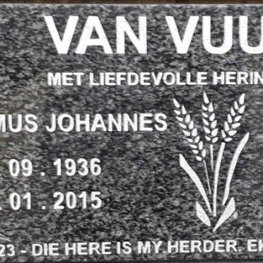 VUUREN Wilhelmus Johannes, van 1936-2015 &amp; Johanna Catharina 1931-2017