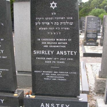 ANSTEY Sam -1967 &amp; Shirley 2001