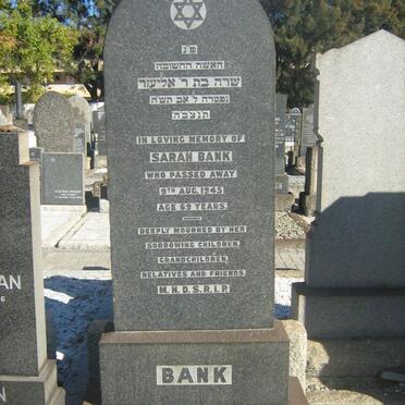 BANK Sarah -1945