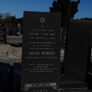 BERGER Louise -1966