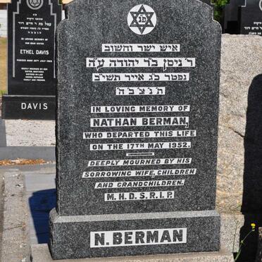 BERMAN Nathan -1952
