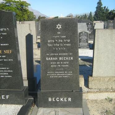 BECKER Sarah -1970
