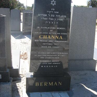 BERMAN Channa -1973