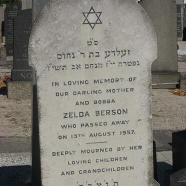 BERSON Zelda -1957