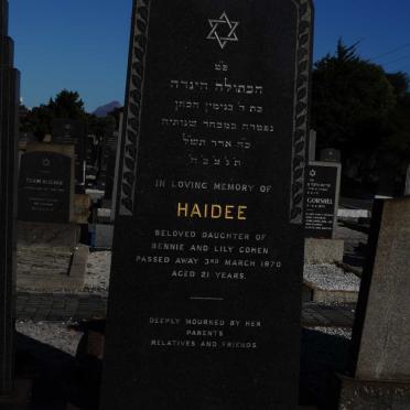 COHEN Haidee -1970