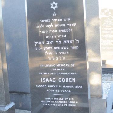 COHEN Isaac -1973